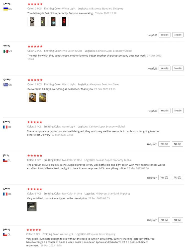 Novaire Smart Motion Sensor Night Light